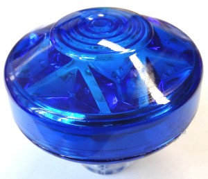 F: E-14 UFO LED 240 VAC blauw