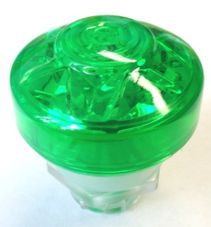 E: E-10 UFO LED 240 VAC groen