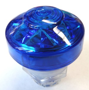 F: E-10 UFO LED 240 VAC blauw